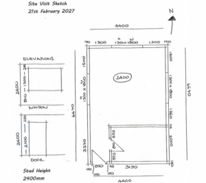 IDE401 Interior Measurement Assignment : Design Accuracy for Floor Plan & CAD Drawing