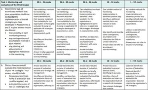 71333 Integrated Strategic Human Resource Assessment 2 & 3 : Implementation and Application Based on Organisational Strategic Objectives