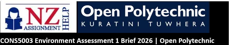CONS5003 Environment Assessment 1 Help By NZ Assignment Help
